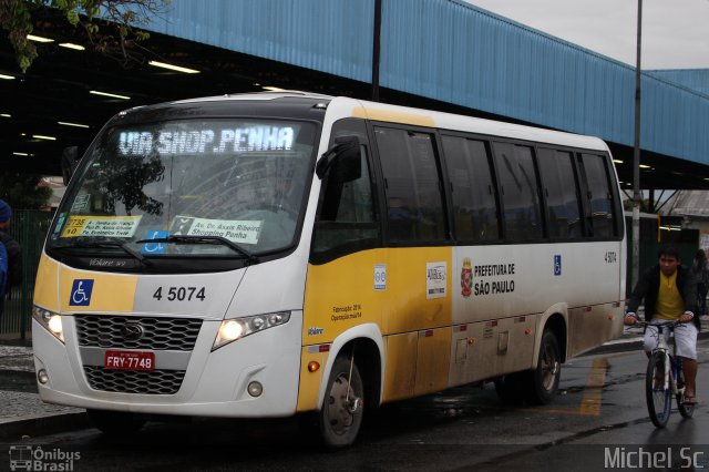 Allibus Transportes 4 5074 na cidade de São Paulo, São Paulo, Brasil, por Michel Sc. Número da foto: #4266538.