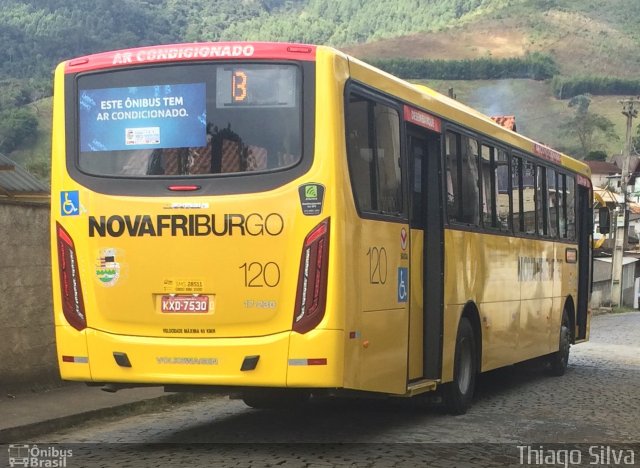 FAOL - Friburgo Auto Ônibus 120 na cidade de Nova Friburgo, Rio de Janeiro, Brasil, por Thiago Silva. Número da foto: #4268021.