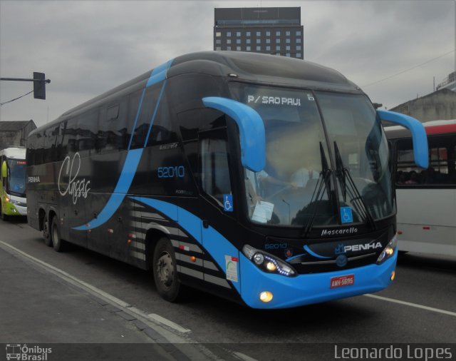 Empresa de Ônibus Nossa Senhora da Penha 52010 na cidade de Rio de Janeiro, Rio de Janeiro, Brasil, por Leonardo Lopes. Número da foto: #4267335.