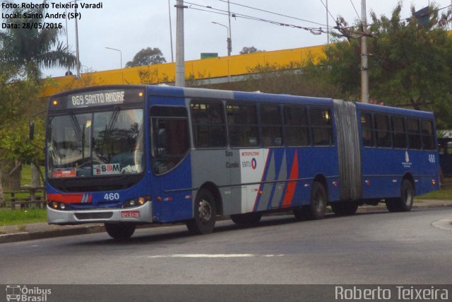 Viação São Camilo 460 na cidade de Santo André, São Paulo, Brasil, por Roberto Teixeira. ID da foto: 4231291.