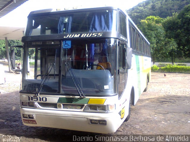 Empresa Gontijo de Transportes 11310 na cidade de Santa Maria de Itabira, Minas Gerais, Brasil, por Daenio Simonasse Barbosa de Almeida. ID da foto: 4232032.