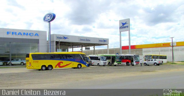 Coletivo Transportes 1512 na cidade de Caruaru, Pernambuco, Brasil, por Daniel Cleiton  Bezerra. Número da foto: #4230937.