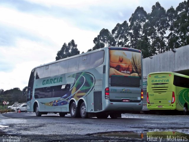 Viação Garcia 7116 na cidade de Imbaú, Paraná, Brasil, por Hiury  Martins. Número da foto: #4230596.