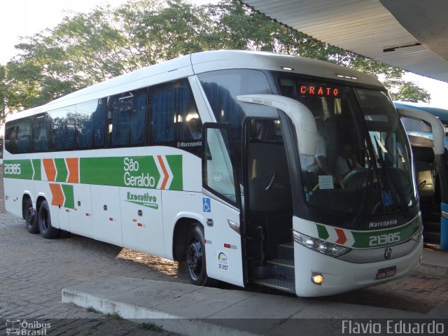 Cia. São Geraldo de Viação 21385 na cidade de Crato, Ceará, Brasil, por Flávio Eduardo. Número da foto: #4230604.
