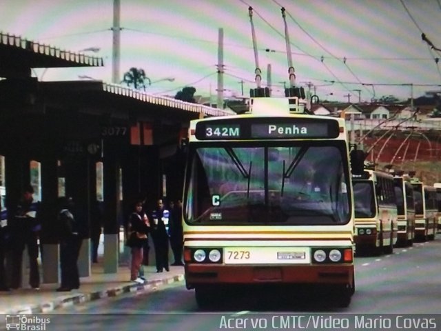 CMTC - Companhia Municipal de Transportes Coletivos 7273 na cidade de São Paulo, São Paulo, Brasil, por Jonathan  Aguiar Correa. Número da foto: #4232210.
