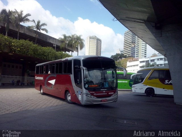 Expresso Gardenia 4220 na cidade de Belo Horizonte, Minas Gerais, Brasil, por Adriano  Almeida. Número da foto: #4231818.