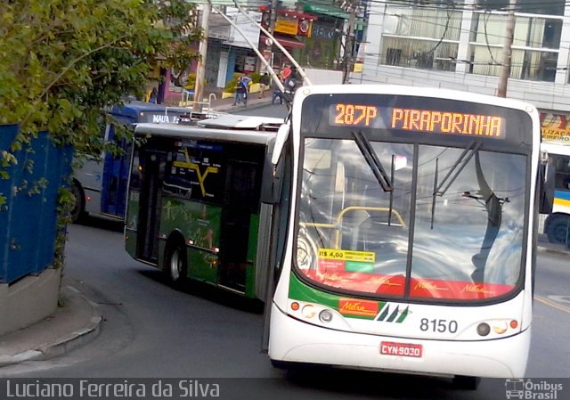 Metra - Sistema Metropolitano de Transporte 8150 na cidade de Santo André, São Paulo, Brasil, por Luciano Ferreira da Silva. ID da foto: 4231595.