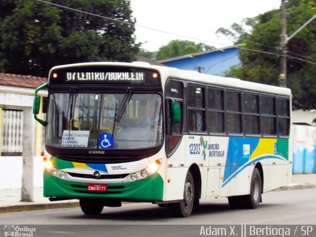 Viação Bertioga 12203 na cidade de Bertioga, São Paulo, Brasil, por Adam Xavier Rodrigues Lima. Número da foto: #4269014.