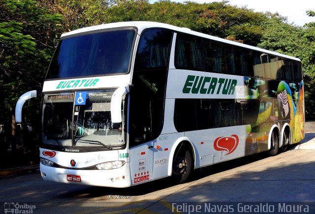 Eucatur - Empresa União Cascavel de Transportes e Turismo 4440 na cidade de São Paulo, São Paulo, Brasil, por Felipe Navas Geraldo Moura . ID da foto: 4268281.