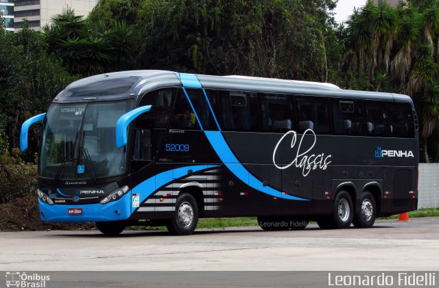Empresa de Ônibus Nossa Senhora da Penha 52009 na cidade de Curitiba, Paraná, Brasil, por Leonardo Fidelli. Número da foto: #4269032.