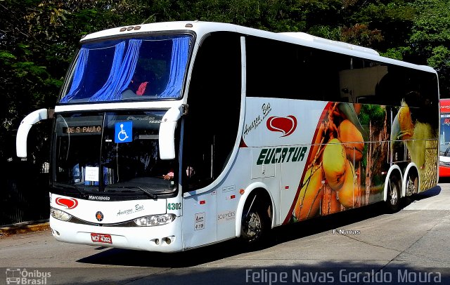 Eucatur - Empresa União Cascavel de Transportes e Turismo 4302 na cidade de São Paulo, São Paulo, Brasil, por Felipe Navas Geraldo Moura . Número da foto: #4268287.