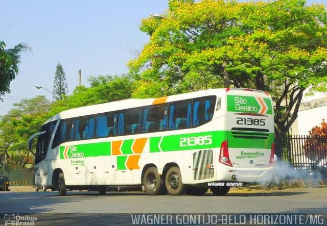 Cia. São Geraldo de Viação 21385 na cidade de Belo Horizonte, Minas Gerais, Brasil, por Wagner Gontijo Várzea da Palma-mg. Número da foto: #4269114.