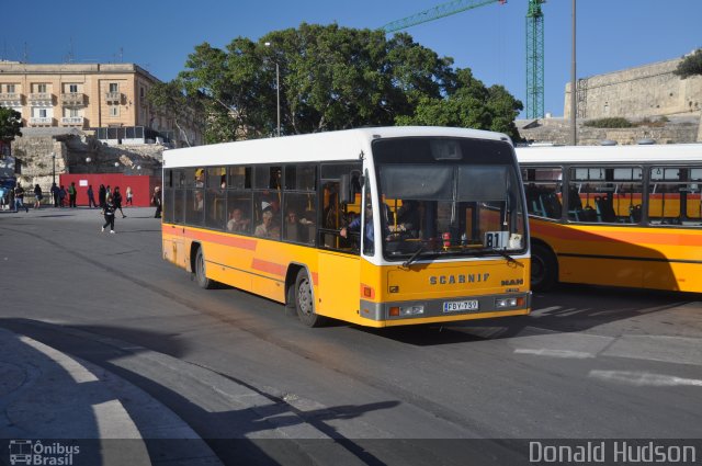 Malta Route Bus FBY759 na cidade de , por Donald Hudson. Número da foto: #4268540.
