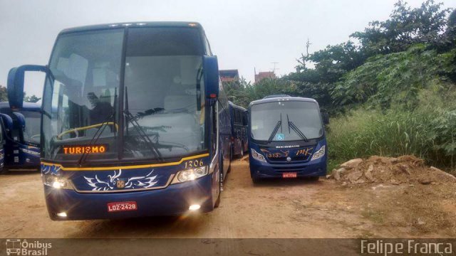 MK Fretamento e Turismo 1306 na cidade de Belford Roxo, Rio de Janeiro, Brasil, por Felipe França. Número da foto: #4270440.
