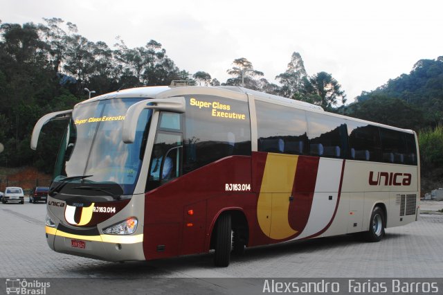 Transportes Única Petrópolis RJ 163.014 na cidade de Petrópolis, Rio de Janeiro, Brasil, por Alexsandro  Farias Barros. Número da foto: #4271570.