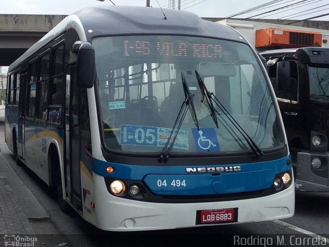 ETURSA - Emp. de Transp. Urbano e Rodoviário de Santo André 04 494 na cidade de Santo André, São Paulo, Brasil, por Jonathan  Aguiar Correa. Número da foto: #4271717.