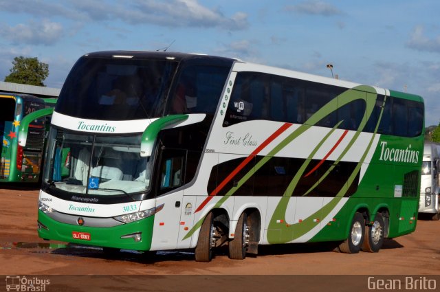 Tocantins Transportes e Turismo 3033 na cidade de Estreito, Maranhão, Brasil, por Gean Brito. Número da foto: #4270798.