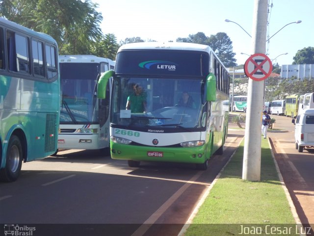 Letur Turismo 2660 na cidade de Lavras, Minas Gerais, Brasil, por João César Luz. ID da foto: 4272959.