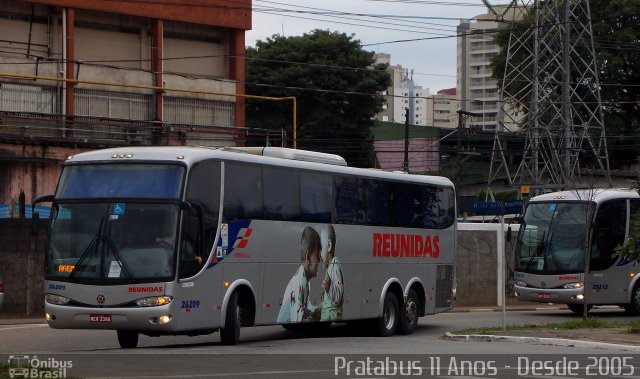 Reunidas Transportes Coletivos 26209 na cidade de São Paulo, São Paulo, Brasil, por Cristiano Soares da Silva. Número da foto: #4272291.