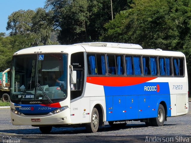 Viação Riodoce 71203 na cidade de Manhuaçu, Minas Gerais, Brasil, por Anderson Silva. ID da foto: 4276018.