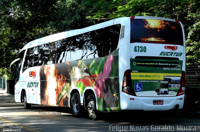 Eucatur - Empresa União Cascavel de Transportes e Turismo 4730 na cidade de São Paulo, São Paulo, Brasil, por Felipe Navas Geraldo Moura . Número da foto: #4275420.