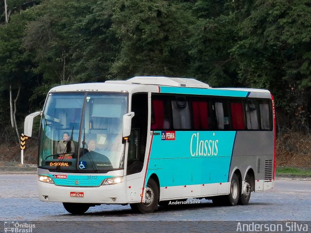 Empresa de Ônibus Nossa Senhora da Penha 35112 na cidade de Manhuaçu, Minas Gerais, Brasil, por Anderson Silva. ID da foto: 4276013.