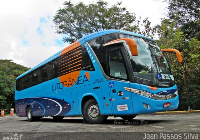 Litorânea Transportes Coletivos 5683 na cidade de São Paulo, São Paulo, Brasil, por Jean Passos Silva. Número da foto: #4277974.