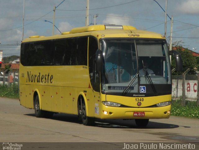 Viação Nordeste 1340 na cidade de Natal, Rio Grande do Norte, Brasil, por Joao Paulo Nascimento Silva. Número da foto: #4277779.