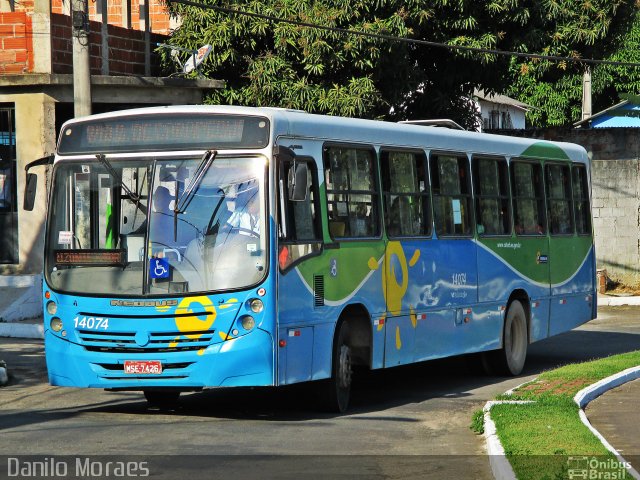 Serramar Transporte Coletivo 14074 na cidade de Serra, Espírito Santo, Brasil, por Danilo Moraes. Número da foto: #4279090.
