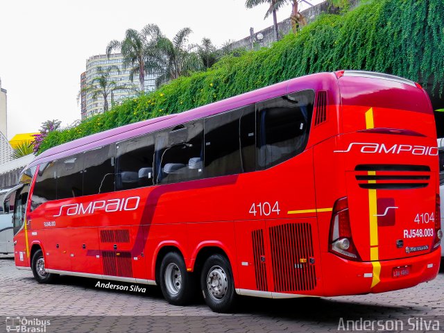 Viação Sampaio 4104 na cidade de Belo Horizonte, Minas Gerais, Brasil, por Anderson Silva. Número da foto: #4279169.
