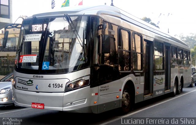 Himalaia Transportes > Ambiental Transportes Urbanos 4 1594 na cidade de São Paulo, São Paulo, Brasil, por Luciano Ferreira da Silva. ID da foto: 4279827.