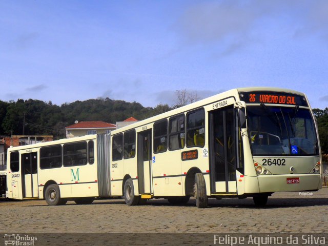 Viação do Sul 26402 na cidade de Curitiba, Paraná, Brasil, por Felipe Aquino da Silva. Número da foto: #4278946.