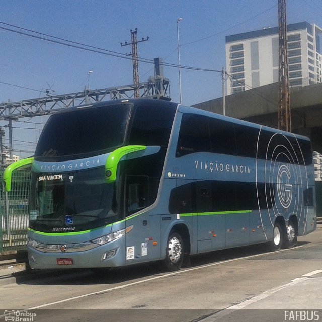 Viação Garcia 8911 na cidade de São Paulo, São Paulo, Brasil, por Flavio Alberto Fernandes. ID da foto: 4279942.