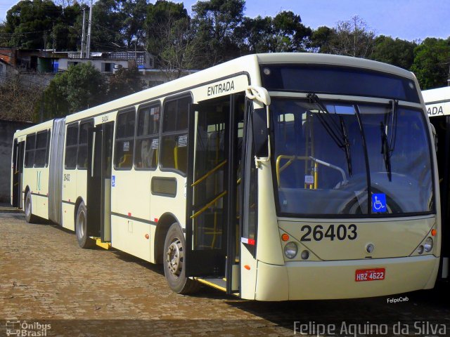 Viação do Sul 26403 na cidade de Curitiba, Paraná, Brasil, por Felipe Aquino da Silva. Número da foto: #4280985.