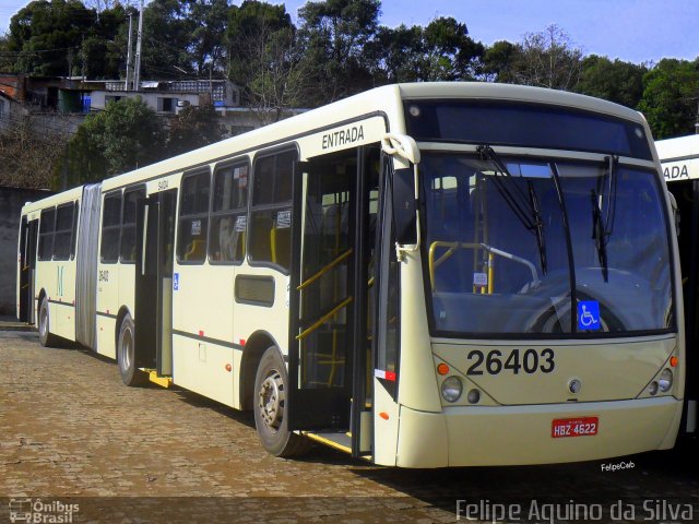 Viação do Sul 26403 na cidade de Curitiba, Paraná, Brasil, por Felipe Aquino da Silva. ID da foto: 4280985.