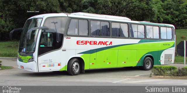 Auto Viação Esperança Campos RJ 507.004 na cidade de Marechal Floriano, Espírito Santo, Brasil, por Saimom  Lima. ID da foto: 4283949.