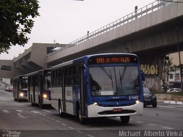 Sambaíba Transportes Urbanos 2 1442 na cidade de São Paulo, São Paulo, Brasil, por Michael  Alberto Vieira. ID da foto: 4283110.