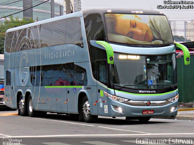Viação Garcia 8921 na cidade de São Paulo, São Paulo, Brasil, por Guilherme Estevan. Número da foto: #4283676.