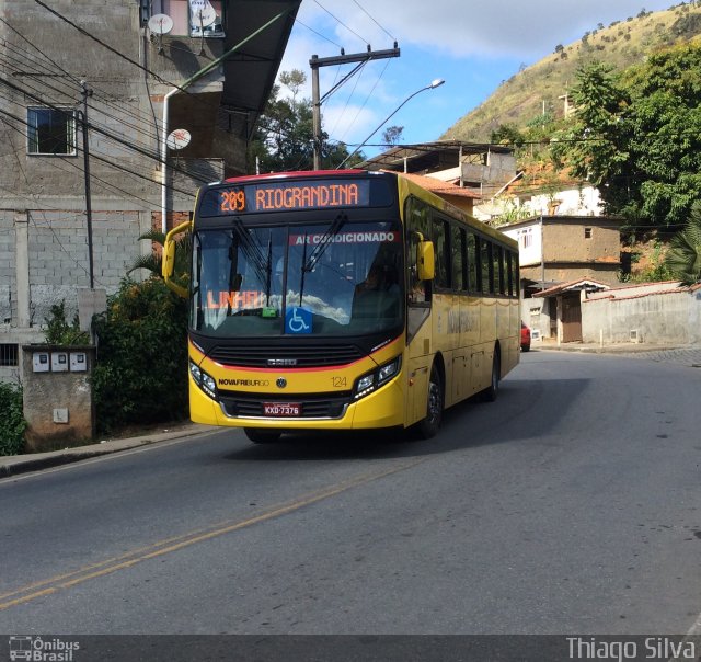 FAOL - Friburgo Auto Ônibus 124 na cidade de Nova Friburgo, Rio de Janeiro, Brasil, por Thiago Silva. ID da foto: 4282877.