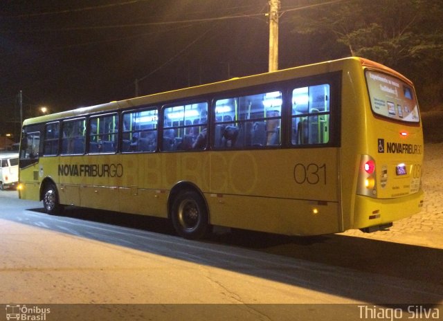 FAOL - Friburgo Auto Ônibus 031 na cidade de Nova Friburgo, Rio de Janeiro, Brasil, por Thiago Silva. ID da foto: 4282880.