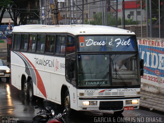 Transpen Transporte Coletivo e Encomendas 19040 na cidade de Sorocaba, São Paulo, Brasil, por EDUARDO - SOROCABUS. Número da foto: #4286901.