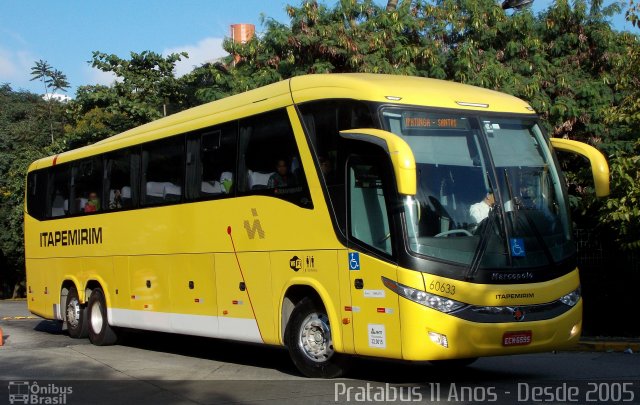 Viação Itapemirim 60633 na cidade de São Paulo, São Paulo, Brasil, por Cristiano Soares da Silva. Número da foto: #4285507.