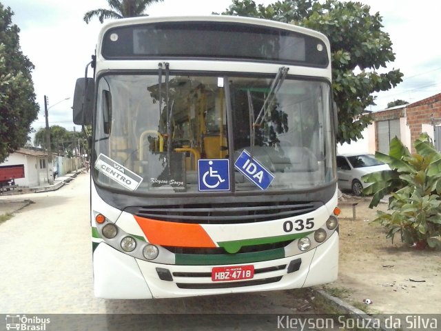 Auto Viação Veleiro 035 na cidade de Satuba, Alagoas, Brasil, por Kleyson Souza da Silva. ID da foto: 4286519.