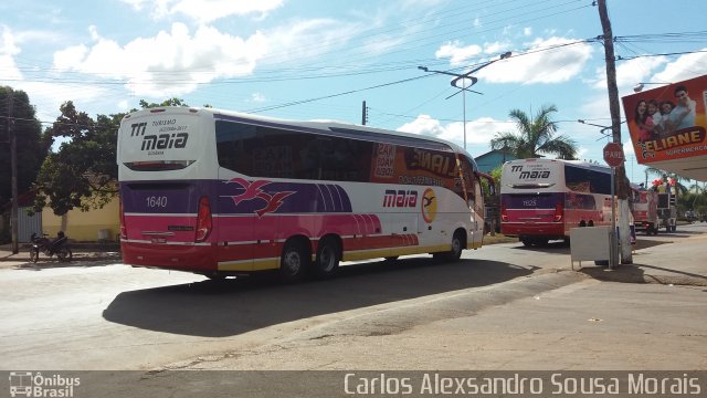 Expresso Maia 1640 na cidade de Bom Jardim de Goiás, Goiás, Brasil, por Carlos Alexsandro Sousa Morais. ID da foto: 4287441.