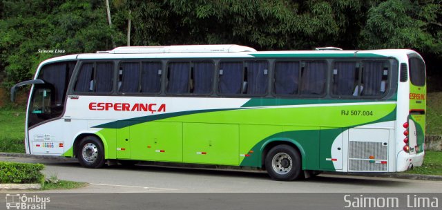 Auto Viação Esperança Campos RJ 507.004 na cidade de Marechal Floriano, Espírito Santo, Brasil, por Saimom  Lima. ID da foto: 4287542.