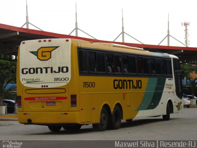 Empresa Gontijo de Transportes 11500 na cidade de Resende, Rio de Janeiro, Brasil, por Maxwel Silva. ID da foto: 4287896.