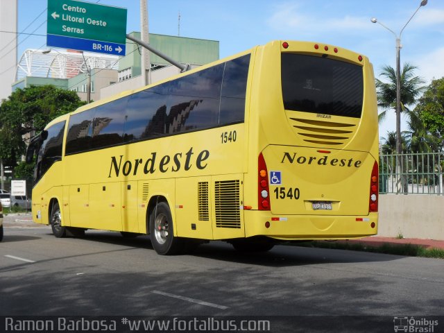 Viação Nordeste 1540 na cidade de Fortaleza, Ceará, Brasil, por Ramon Barbosa do Nascimento. Número da foto: #4232495.