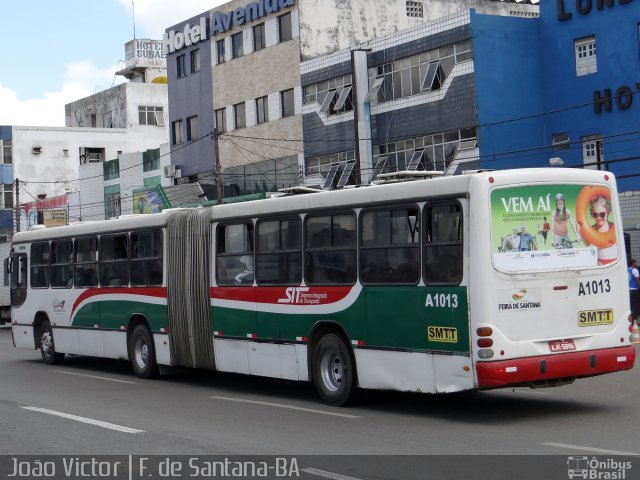 Viação Princesinha do Sertão A1013 na cidade de Feira de Santana, Bahia, Brasil, por João Victor. ID da foto: 4233753.