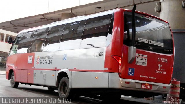 Pêssego Transportes 4 7206 na cidade de São Paulo, São Paulo, Brasil, por Luciano Ferreira da Silva. Número da foto: #4233366.
