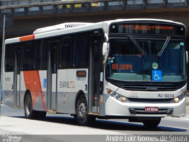 Evanil Transportes e Turismo RJ 132.112 na cidade de Rio de Janeiro, Rio de Janeiro, Brasil, por André Luiz Gomes de Souza. Número da foto: #4234316.